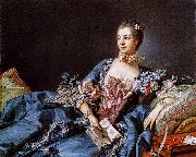 Francois Boucher Portrat der Madame de Pompadour oil